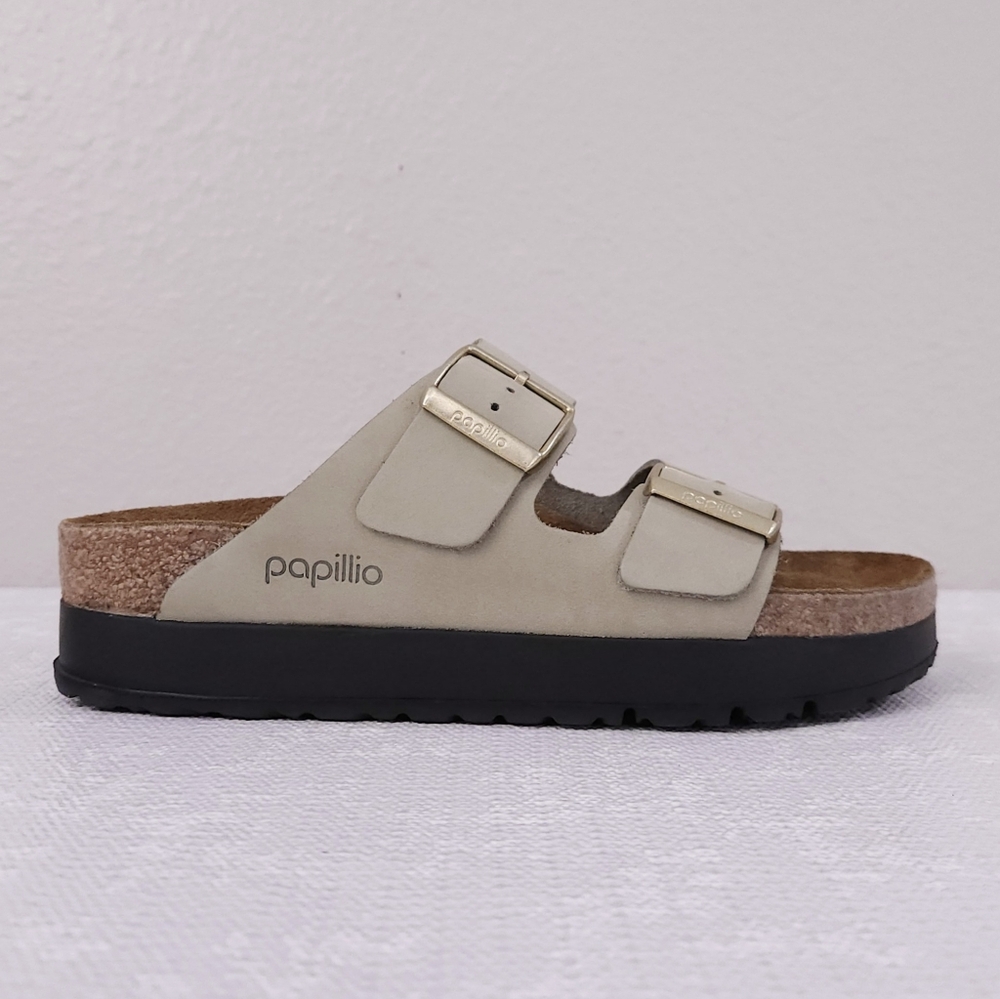 New! Birkenstock PAPILLO Arizona Flex Platform Sandals EU 37 - Picture 4 of 11